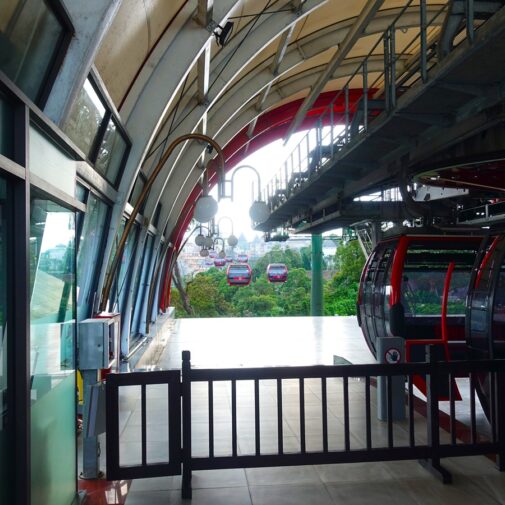 バーナーヒルズロープウェイ乗り場